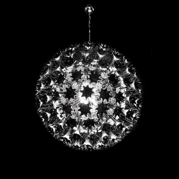 decorative art glass lights in spherical shapes