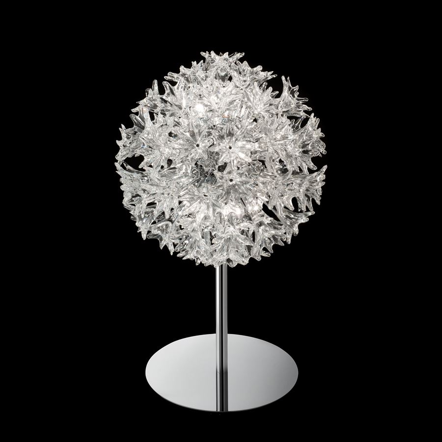 decorative art glass lights in spherical shapes