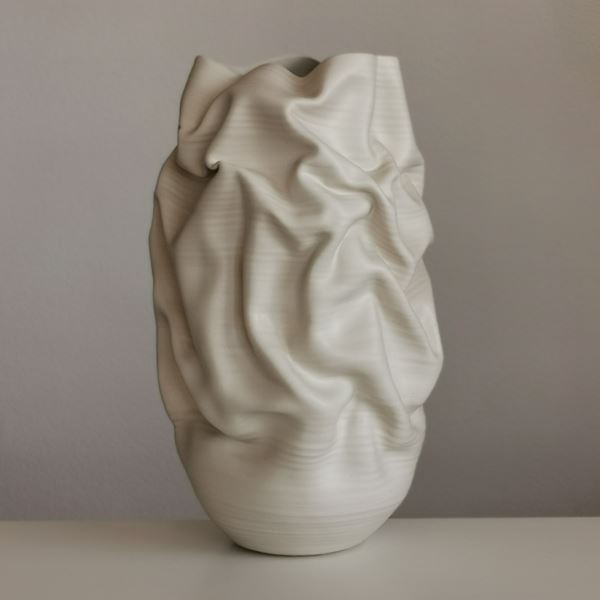 modern clay and stoneware vase art ornament