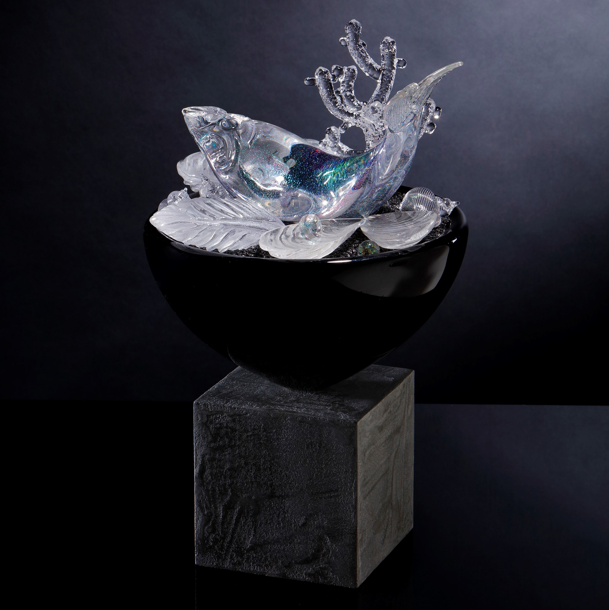 Glass sculpture deals