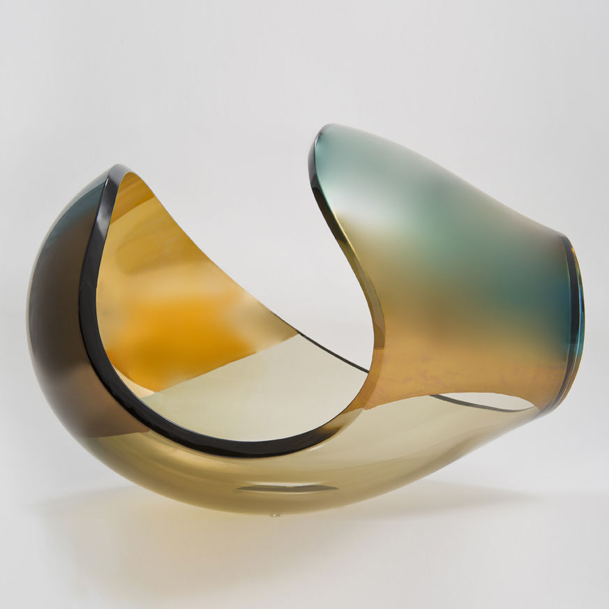 Stellar Planet in Petrol, Bronze & Gold