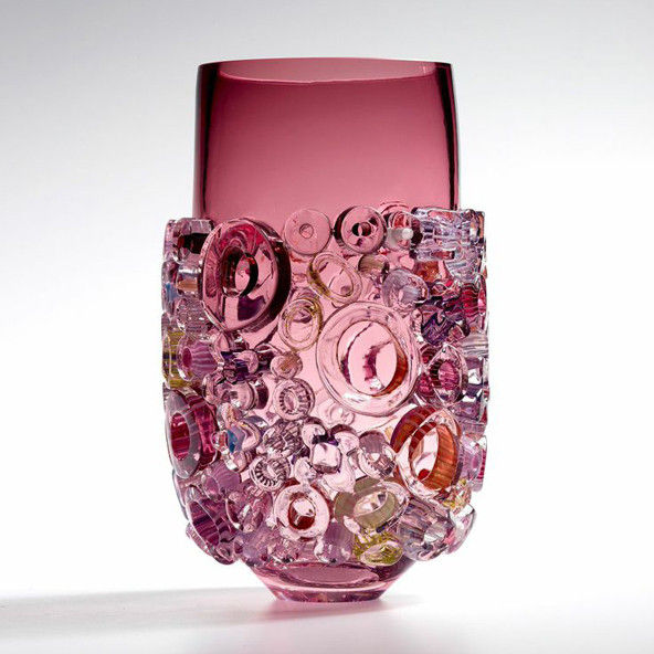 Murrini Tube Field II with red rings