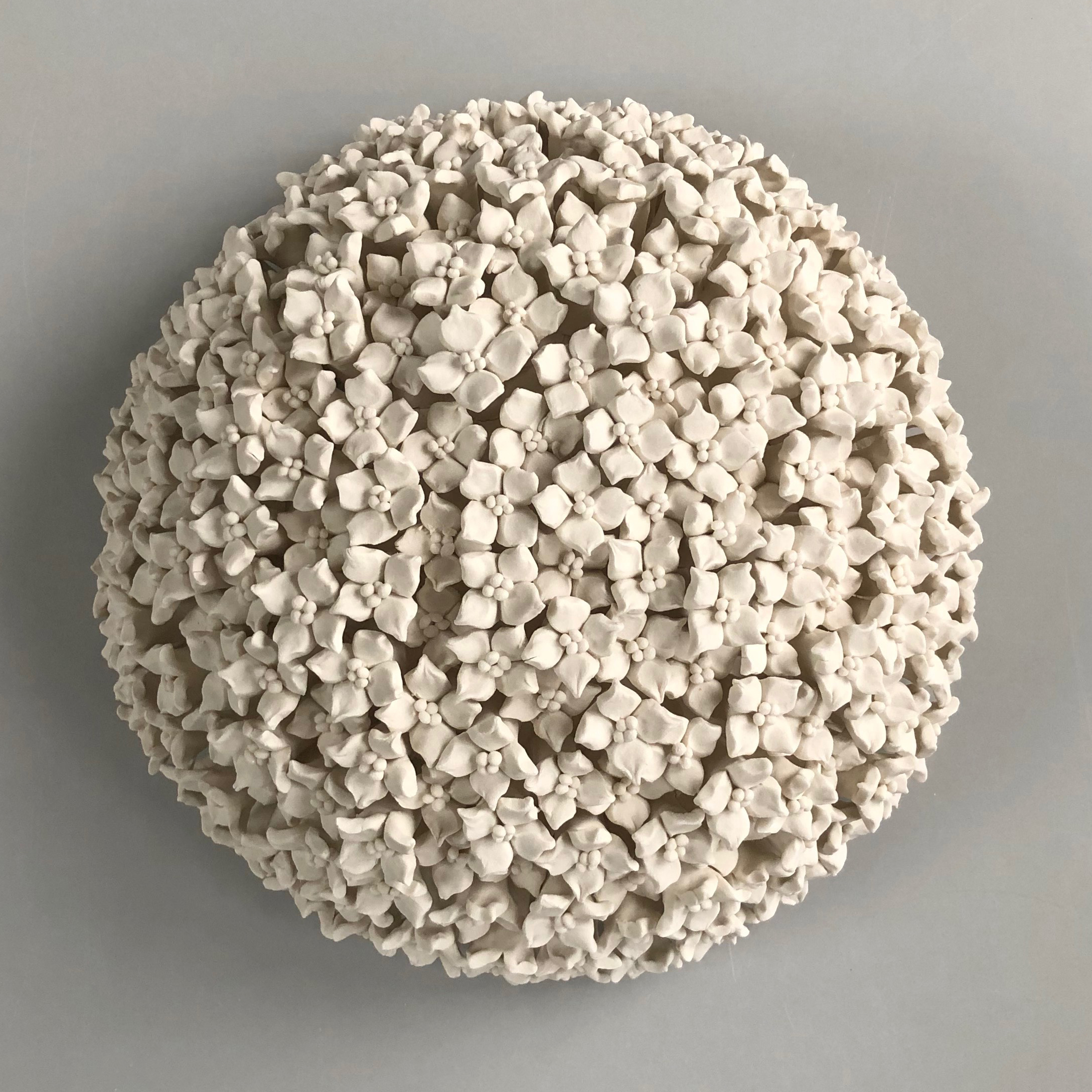 porcelain ceramic sculpture of flowers 