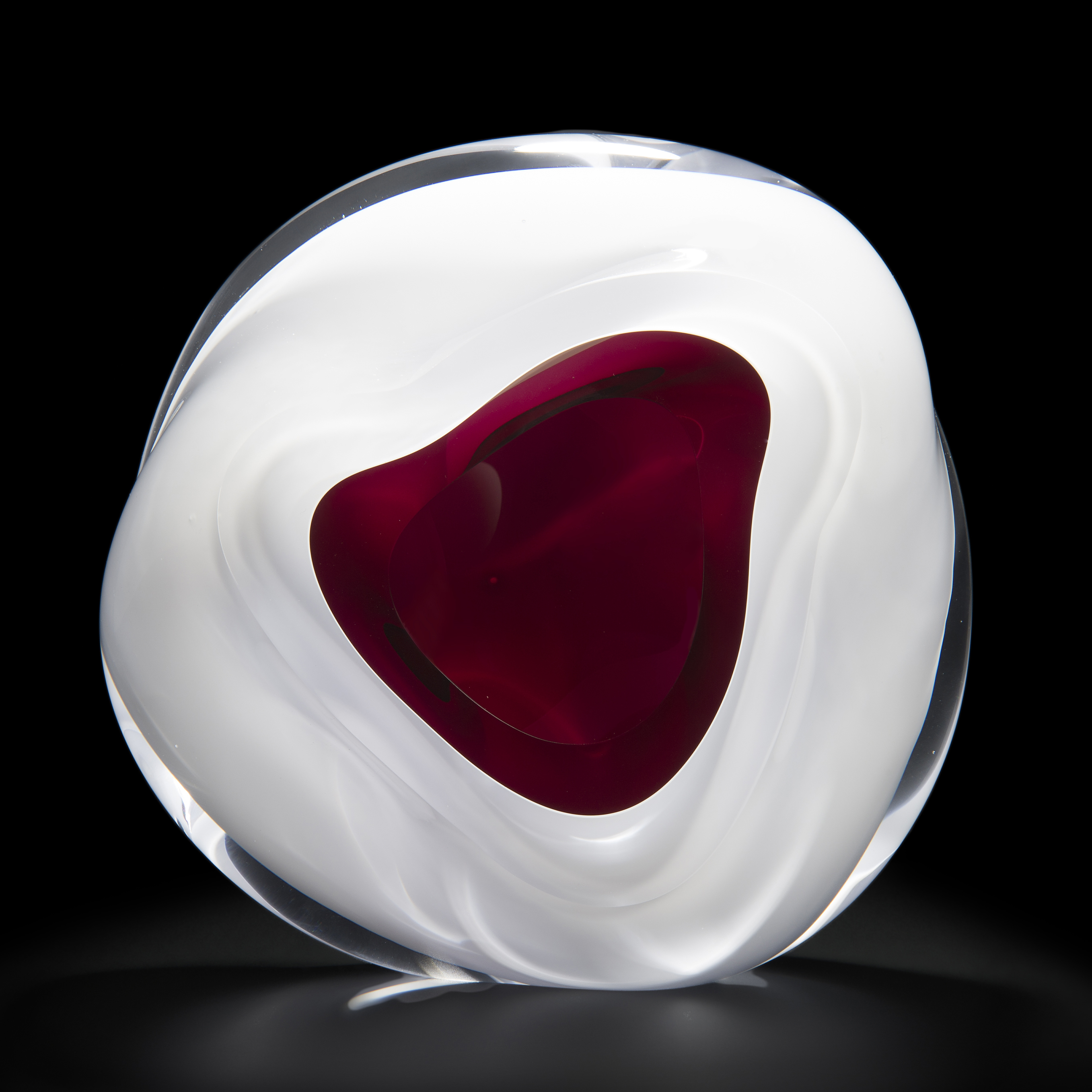 Small Ice Vug in Magenta