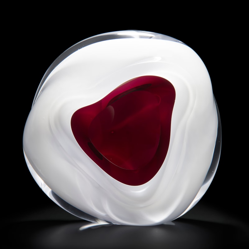 Small Ice Vug in Magenta