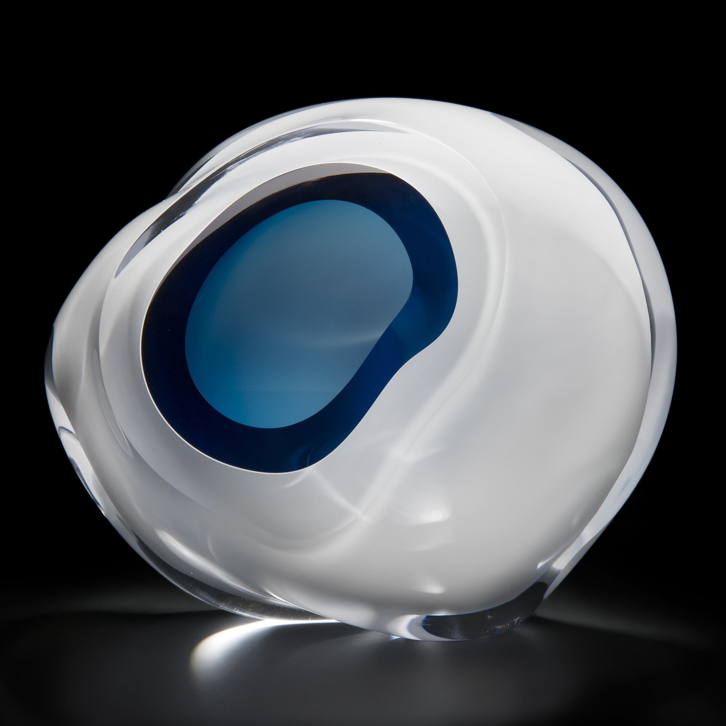 Small Ice Vug in Blue