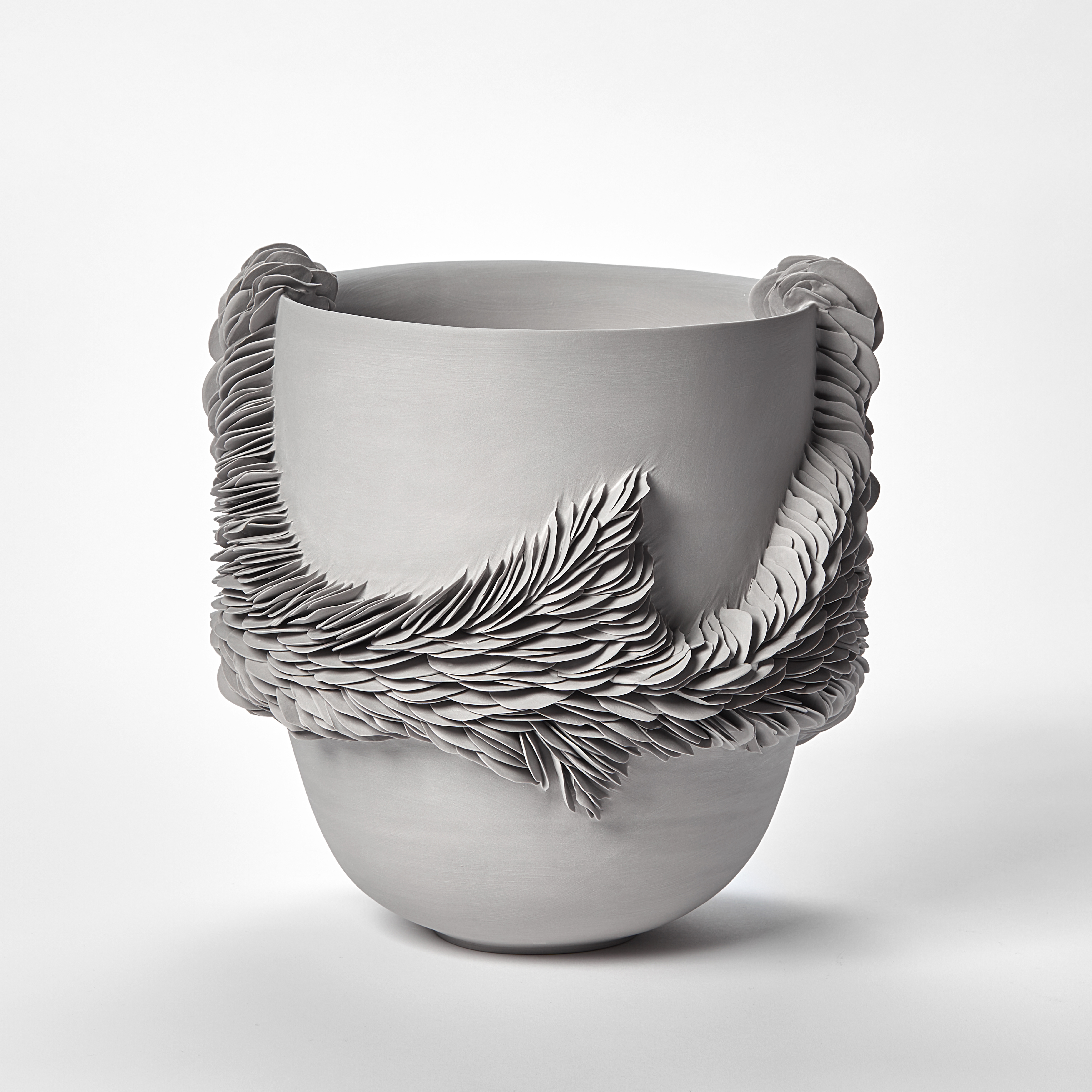 Olivia Walker - Grey Tall Wrapping Bowl II | Vessel Olivia Walker - Grey Tall Wrapping Bowl II | Vessel