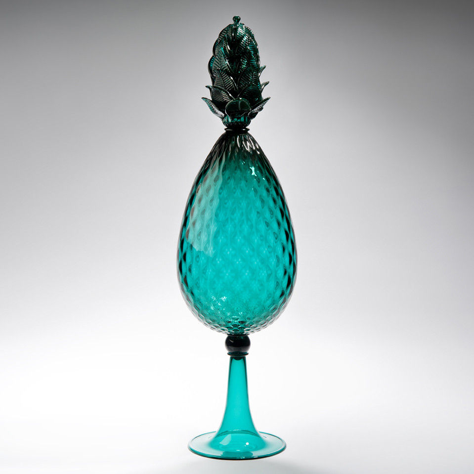 Pineapple Centrepiece in Emerald