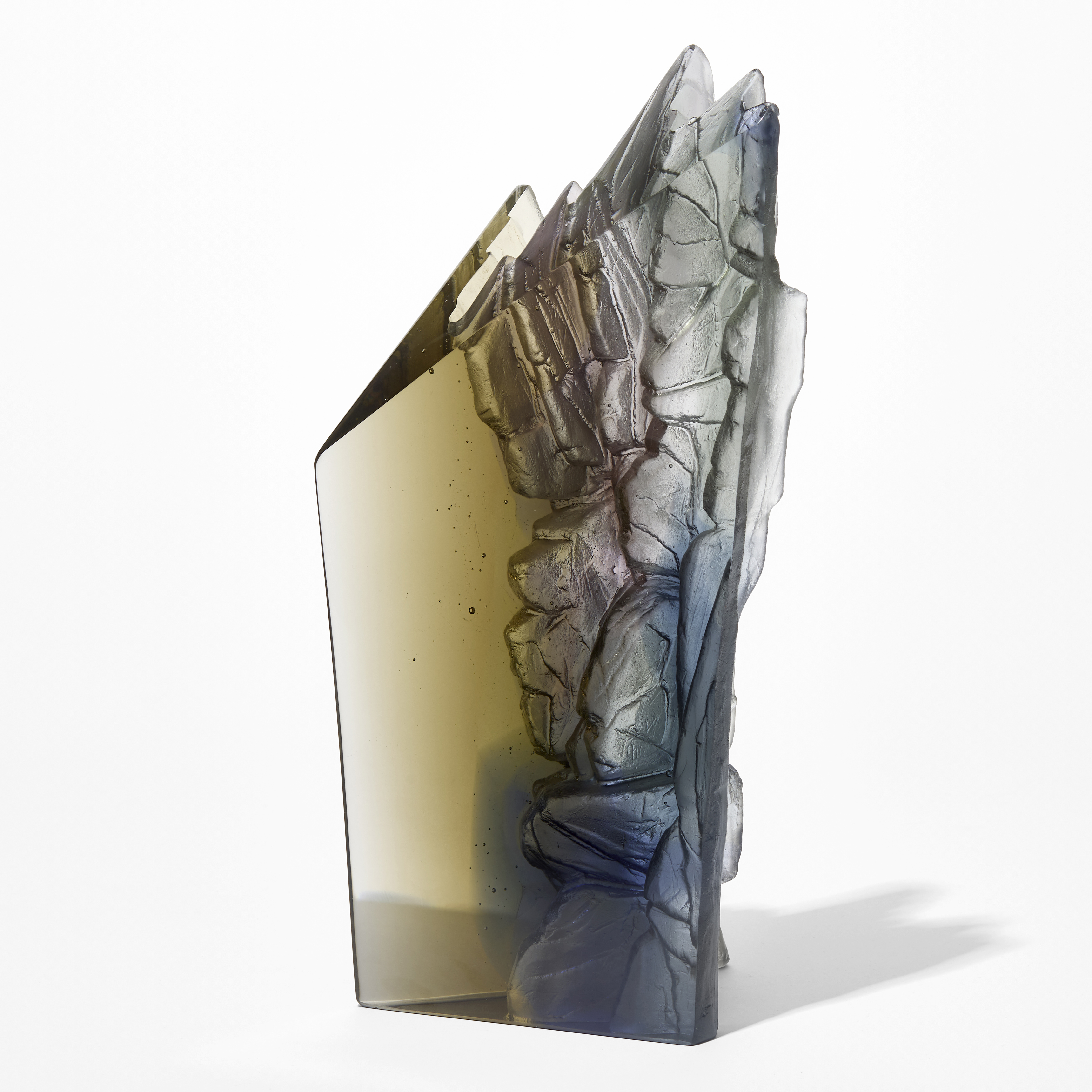 Cliff in Amber & Steel Blue III