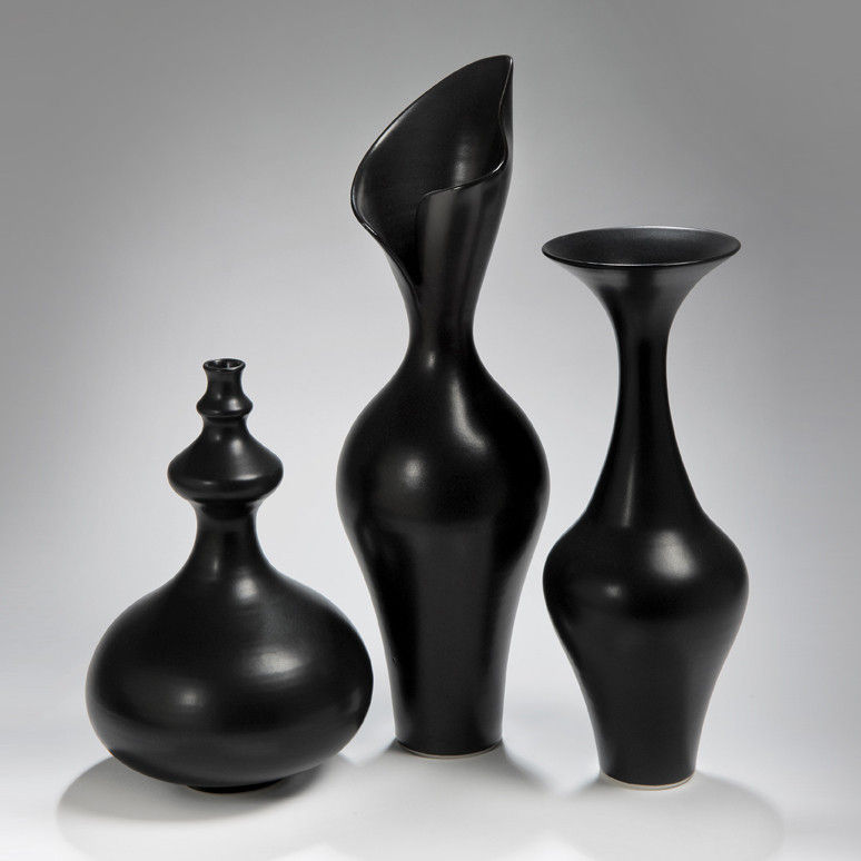 Black Porcelain Forms
