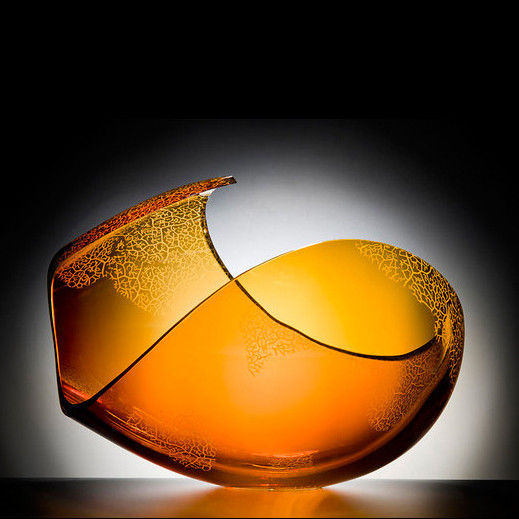 Gold/Amber Cut Planet