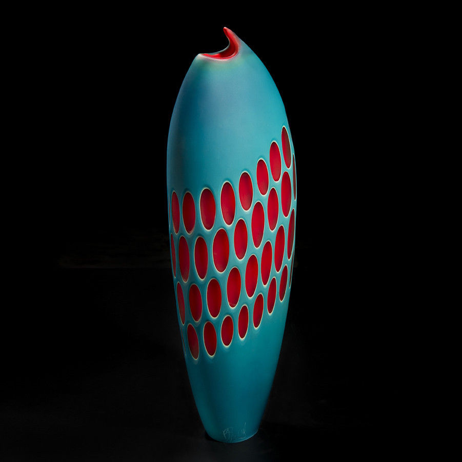 Fish in Turquoise and Red