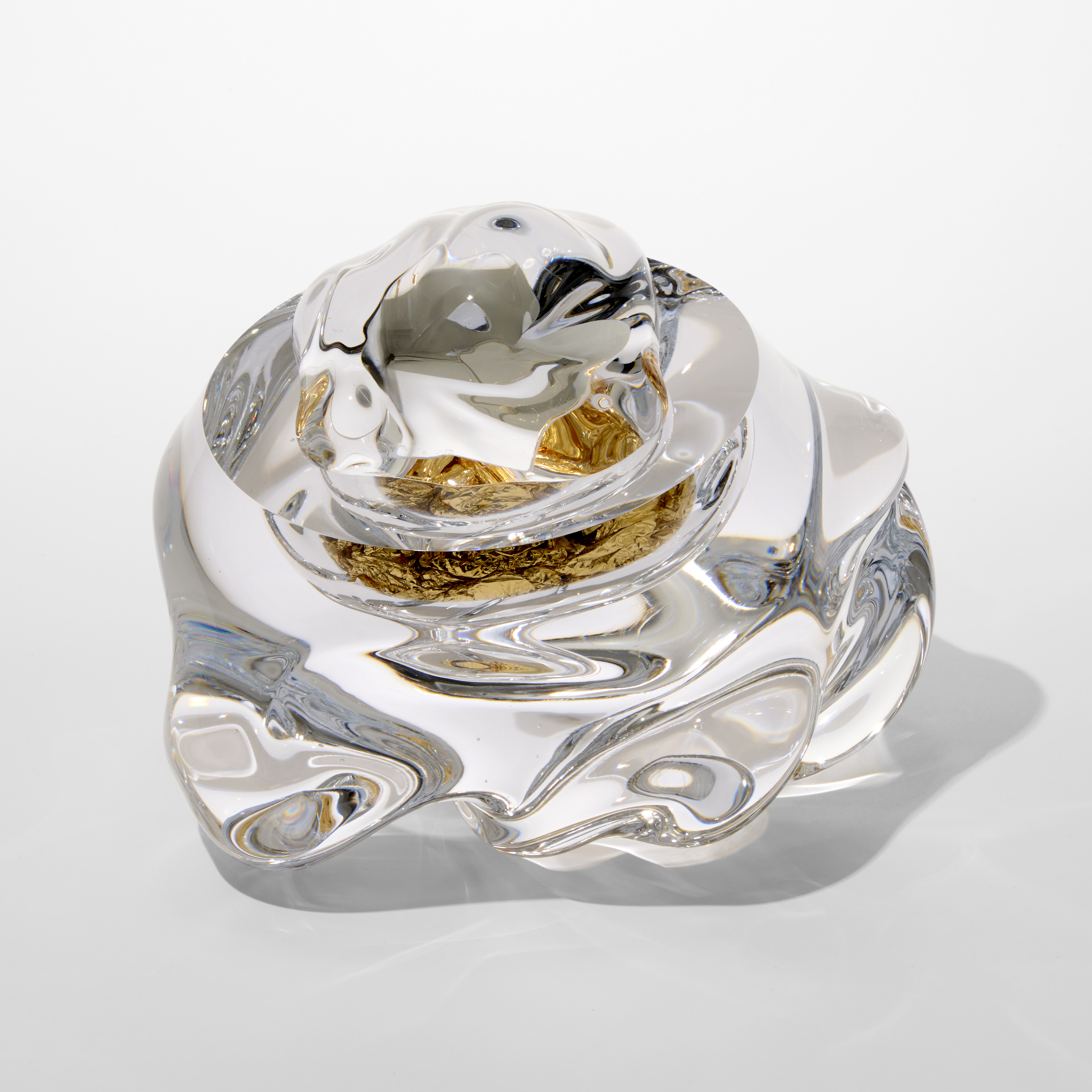 Erratic G with 23ct Red Gold