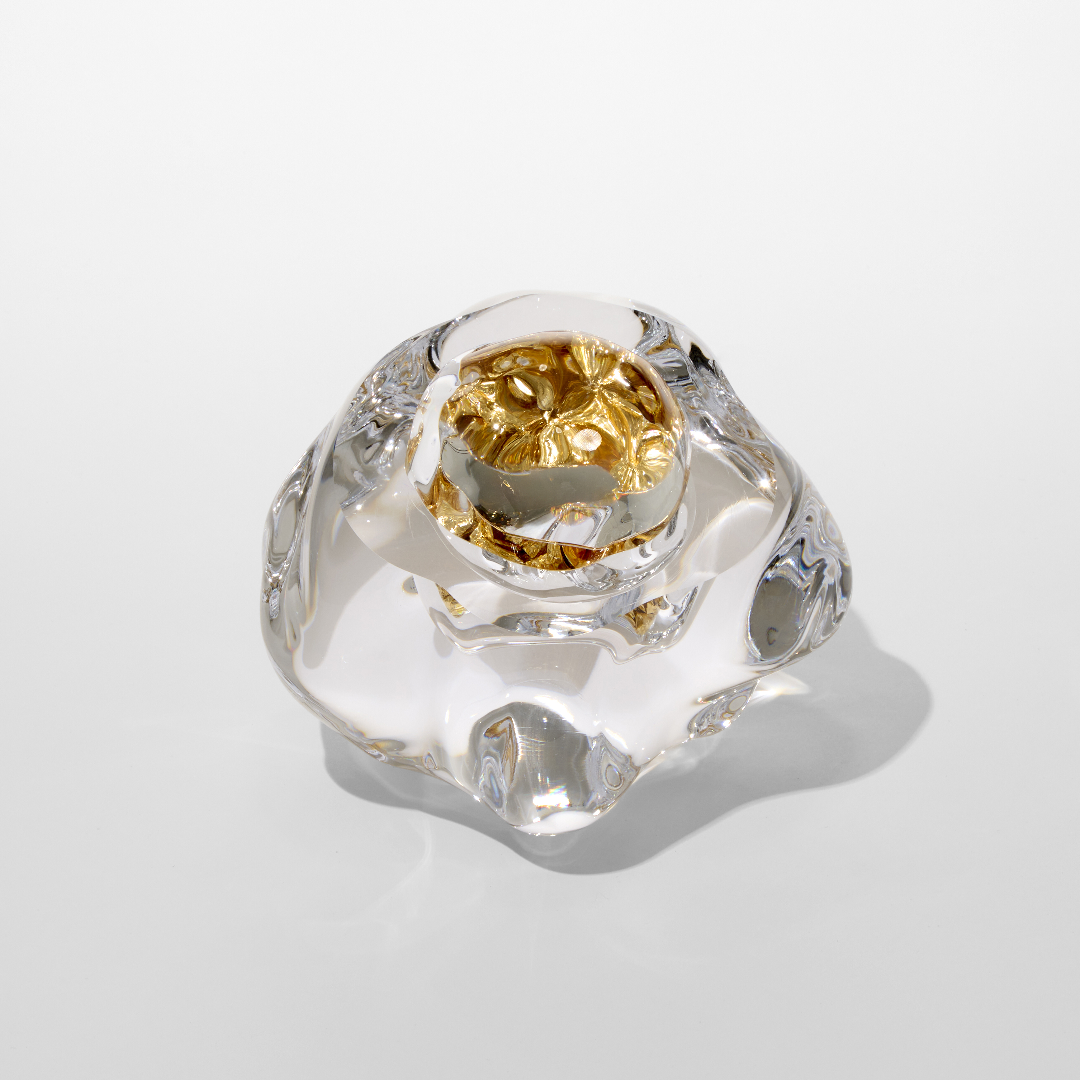 Erratic H with 23ct Red Gold 