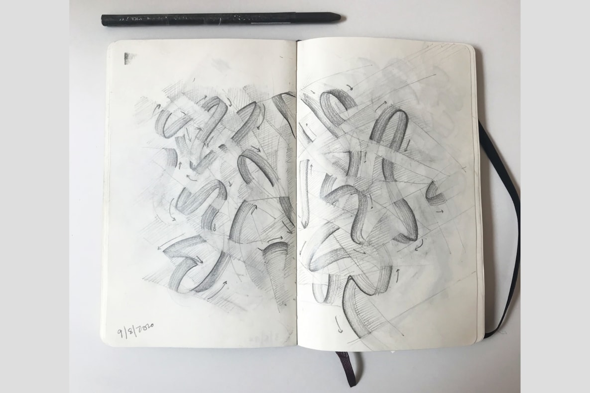 Infinite Folds by Steven Edwards | Solo Exhibition