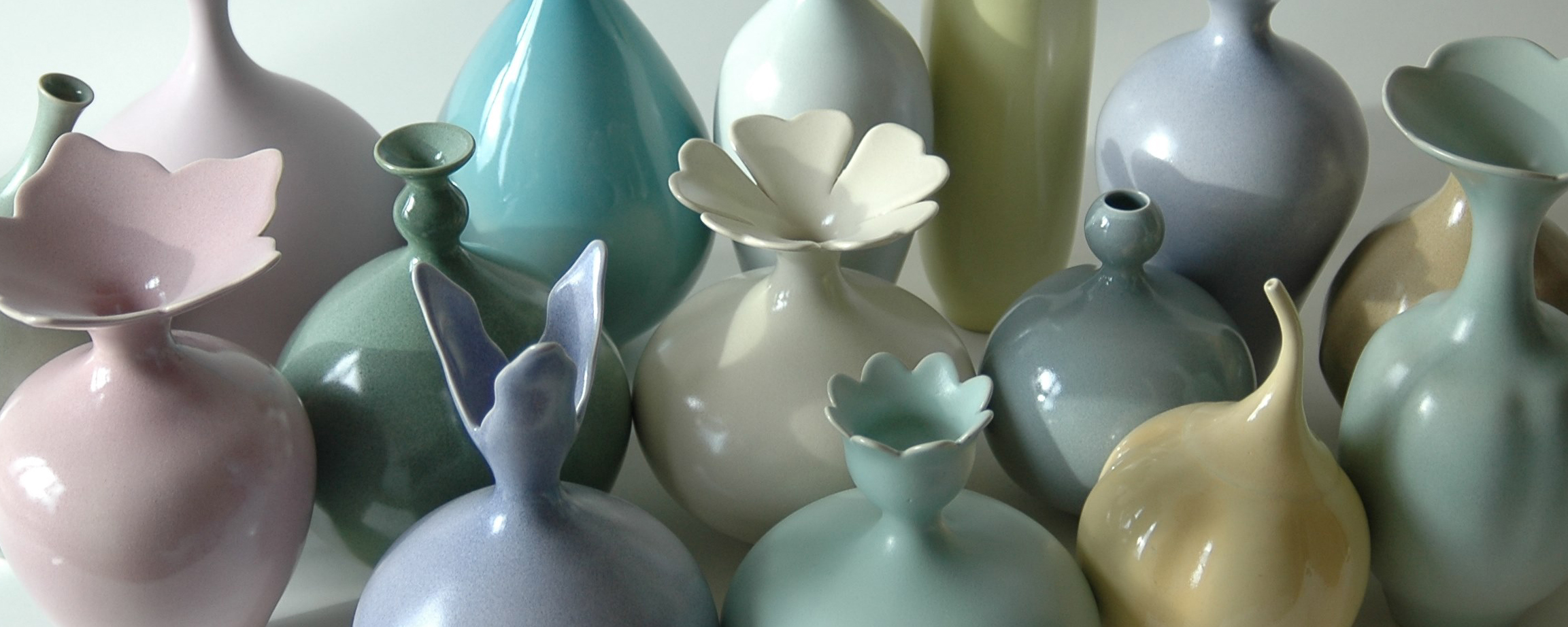 New porcelain by Vivienne Foley 