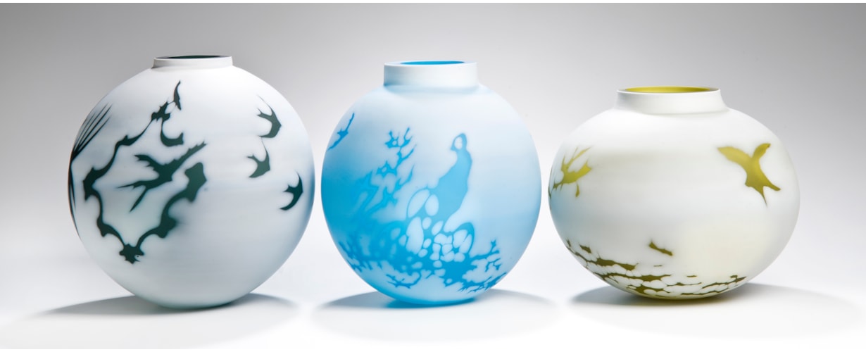 Cameo Series Vases by Sarah Wiberley