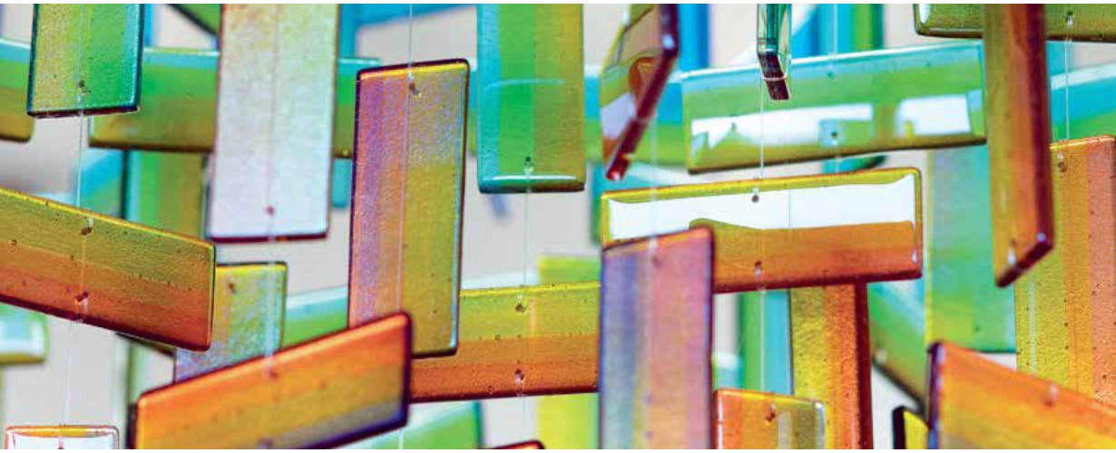 Amy Cushing | Colour Suspended, Power Magnified | Bullseye Glass